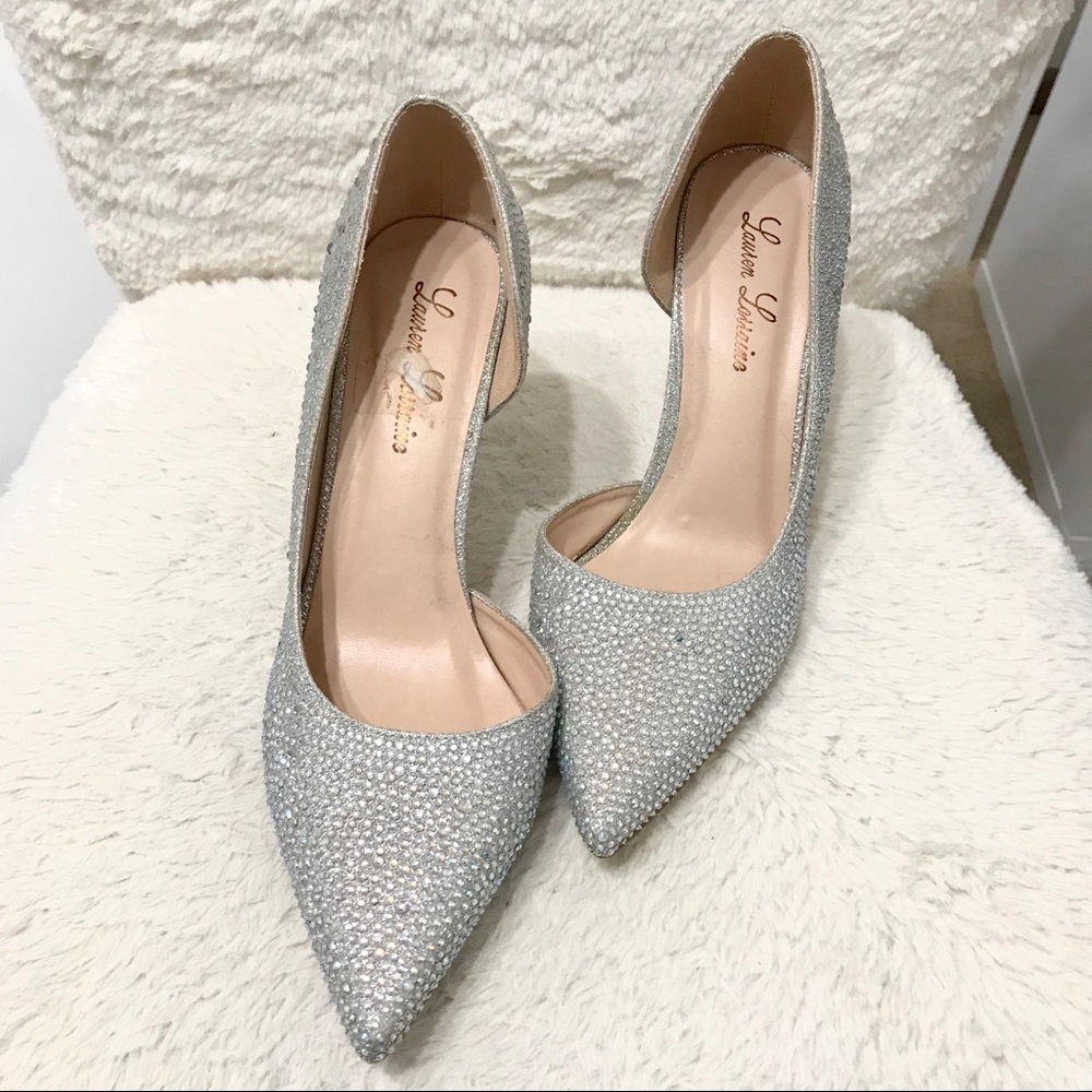 Lauren Lorraine Diamond Bridal Wedding Heels